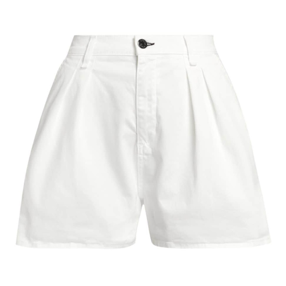 askk pleated trouser short ivory nwt 28